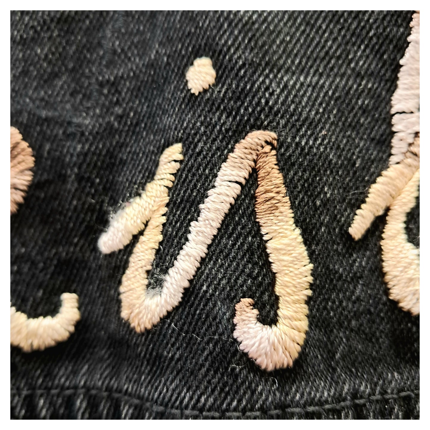 'love is like punk' DENIM JACKET