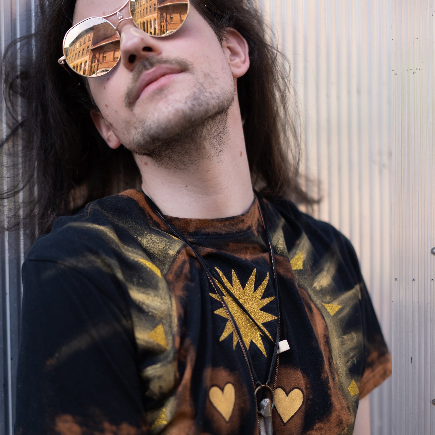 'love is like punk' GLAM T-SHIRT