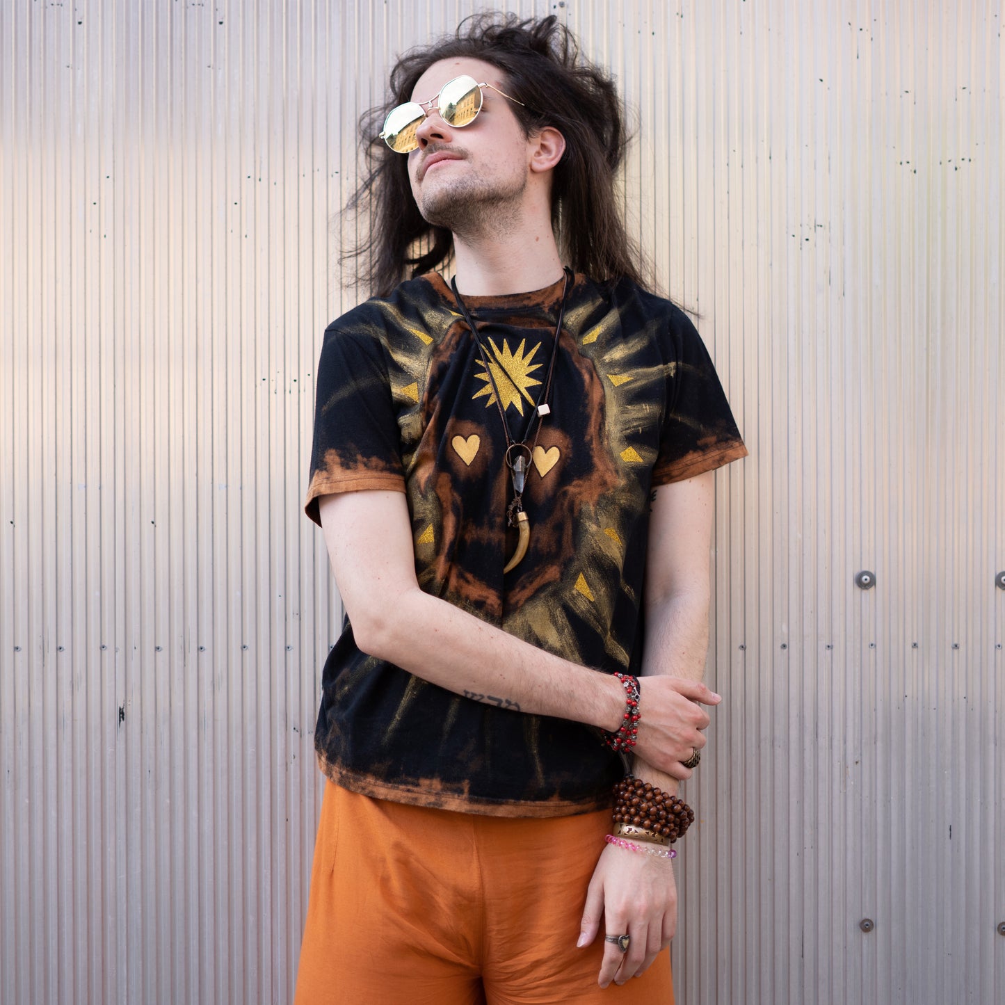 'love is like punk' GLAM T-SHIRT