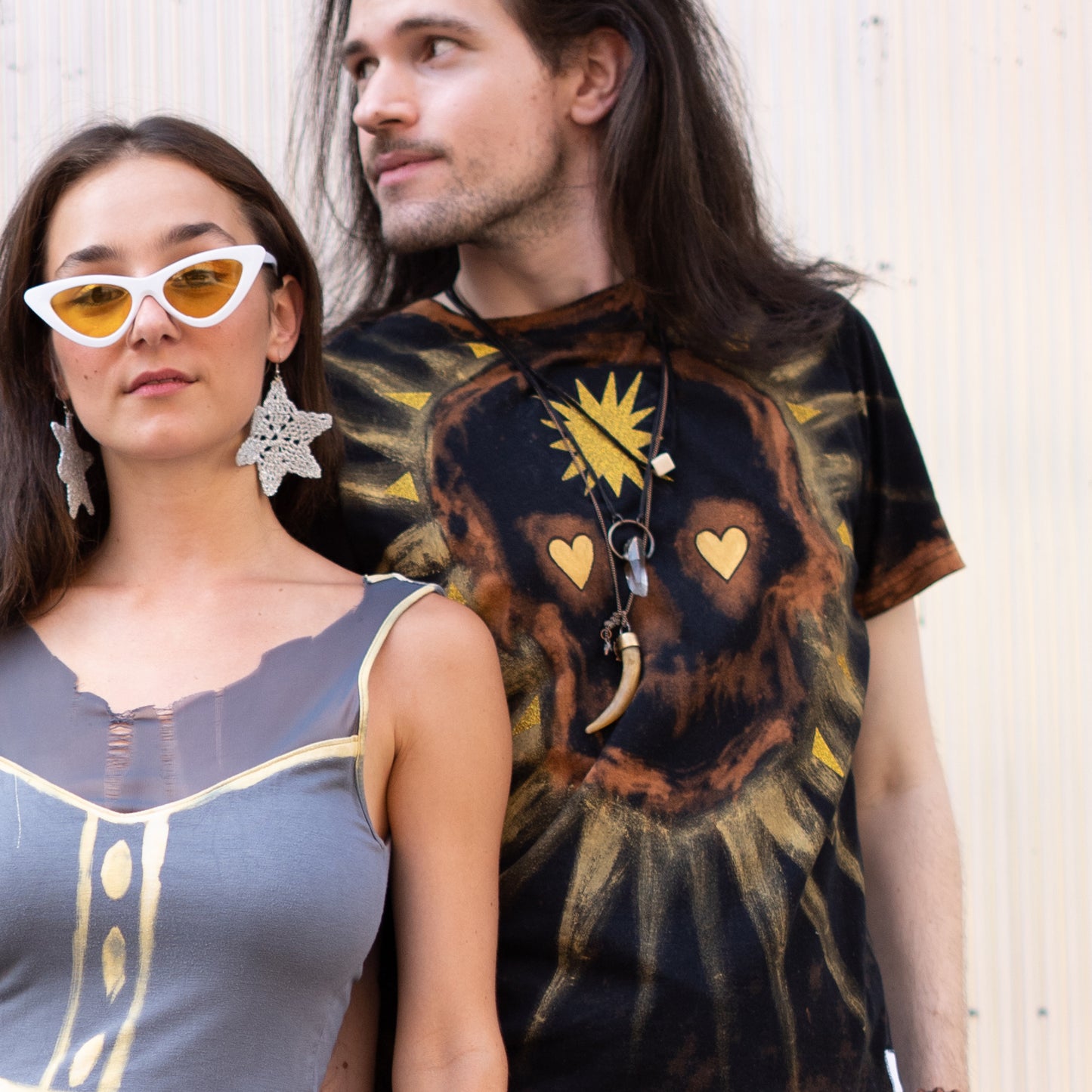 'love is like punk' GLAM T-SHIRT