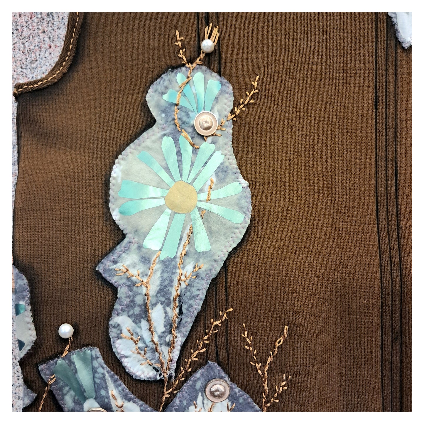'ZSOLNAY FLOWERS' VEST