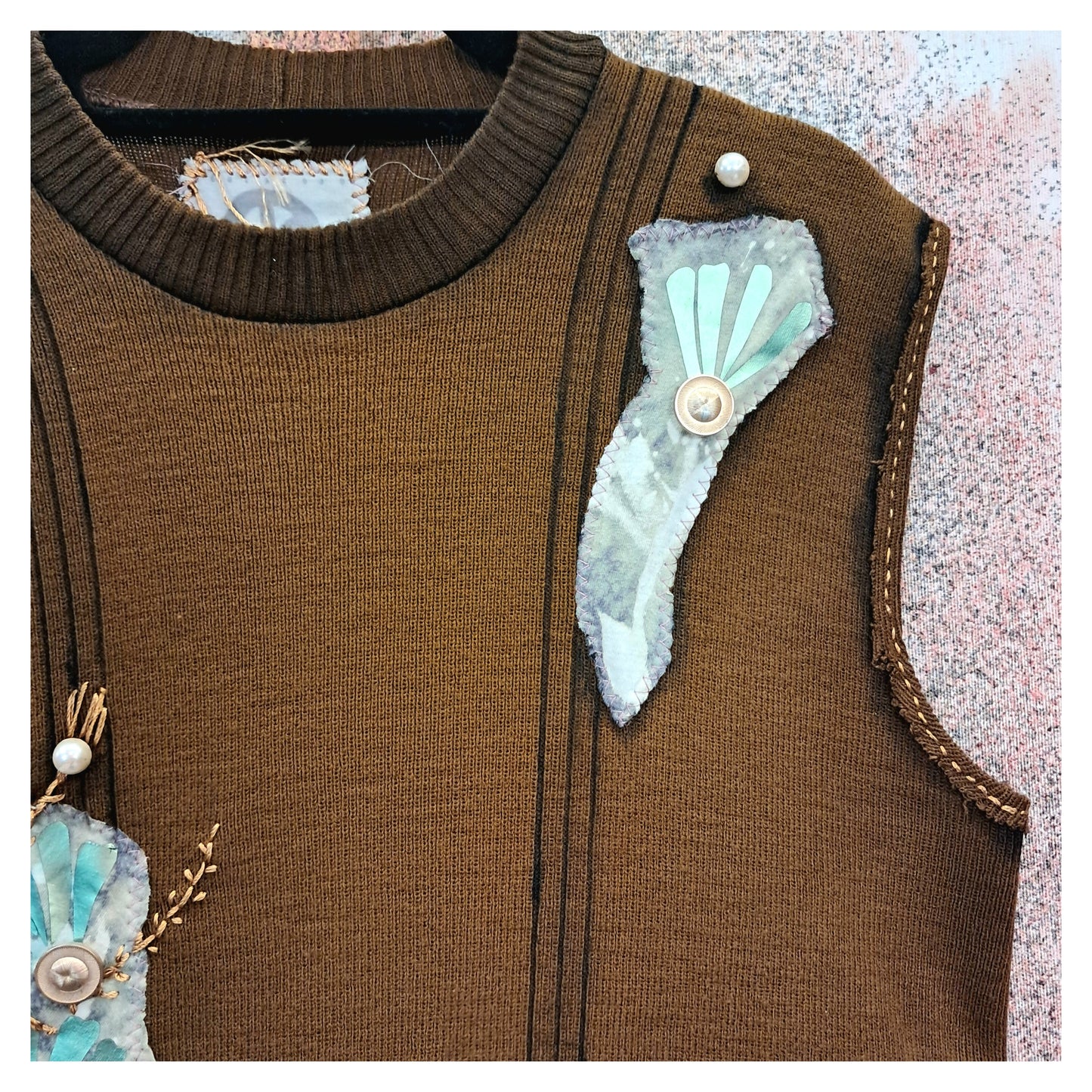 'ZSOLNAY FLOWERS' VEST