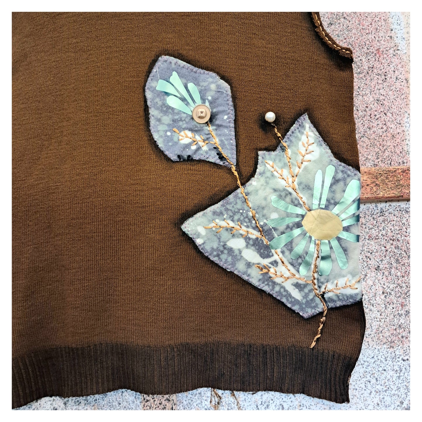 'ZSOLNAY FLOWERS' VEST