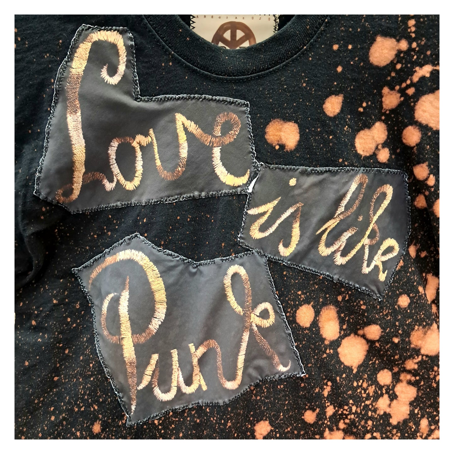 'LOVE IS LIKE PUNK' T-SHIRT