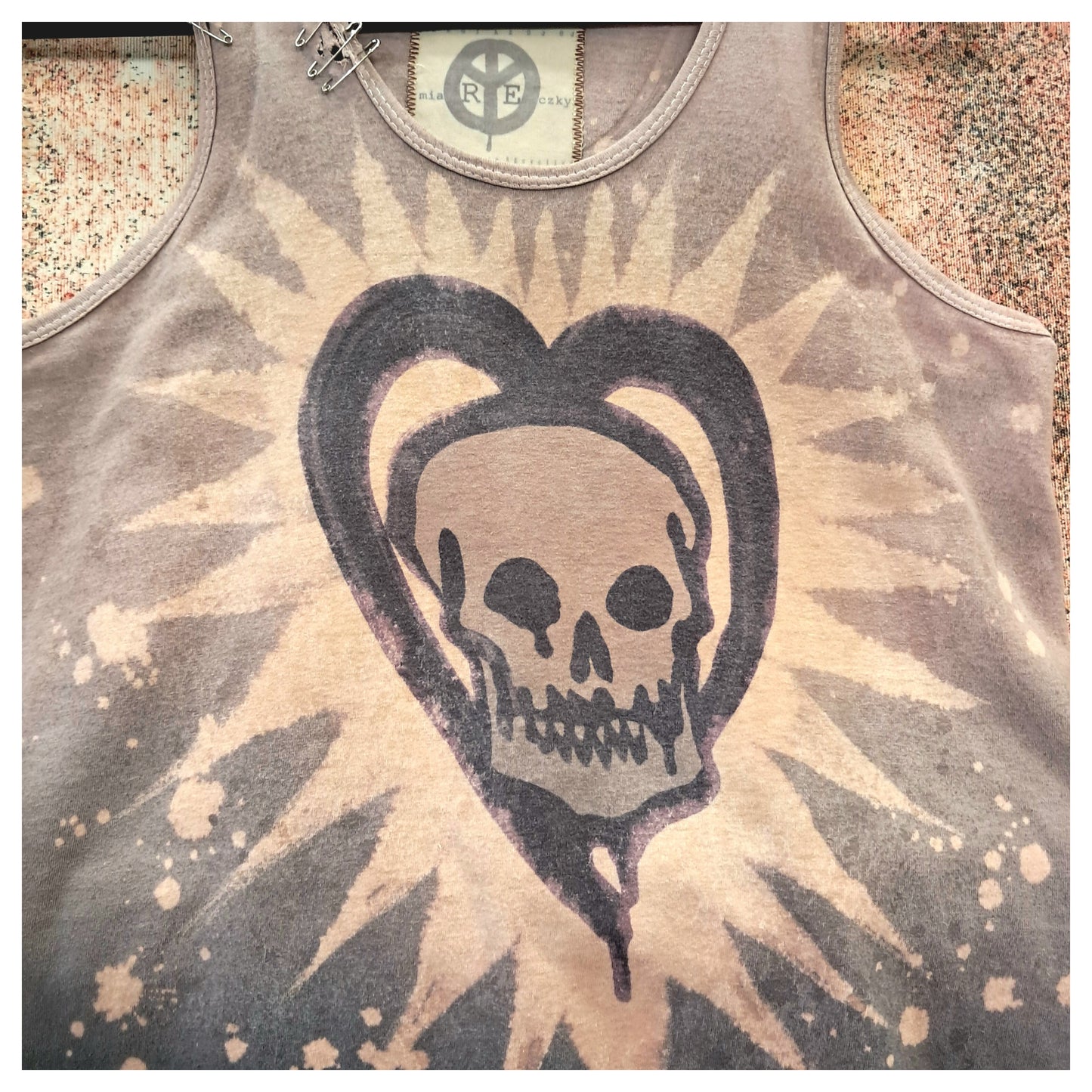 'love is like punk' undershirt