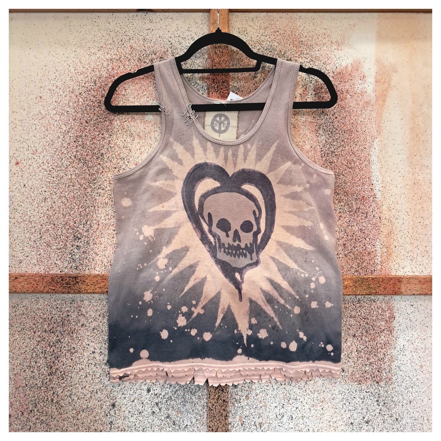 'love is like punk' undershirt