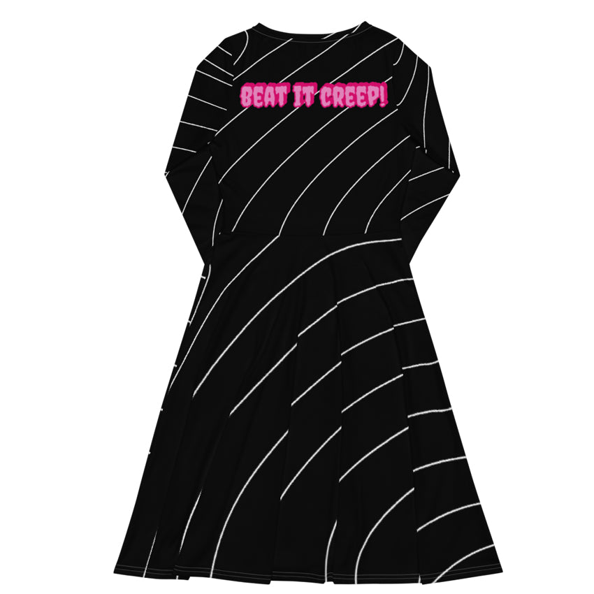 wanda_woodward_long_black_dress_beat_it_creep_back_3
