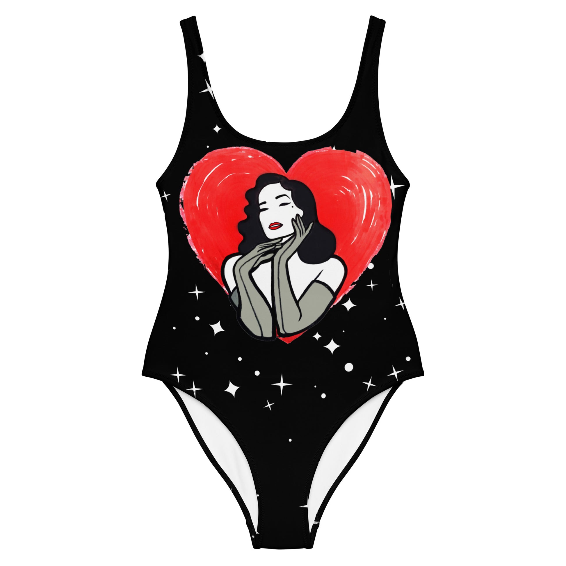 Dita von Teese "star" one-piece swimsuit front Poisoned Divas