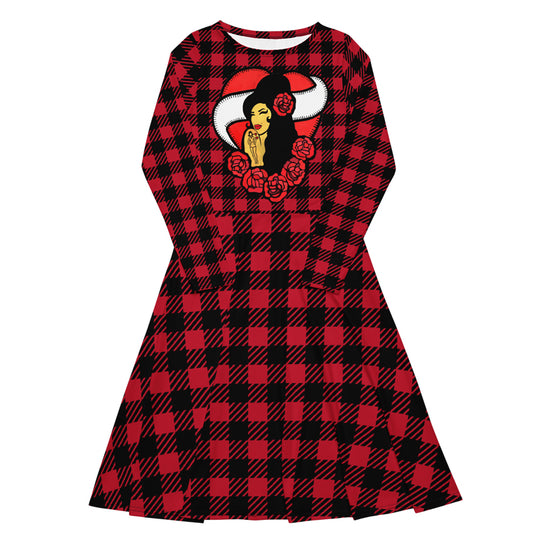 amy winehouse addicted red long dress front 3