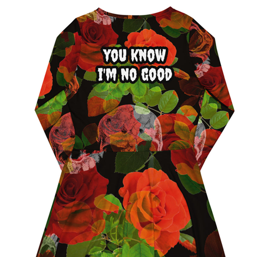 amy winehouse you know i'm no good rose long dress back