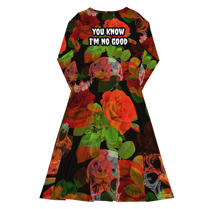 amy winehouse you know i'm no good rose long dress back 3