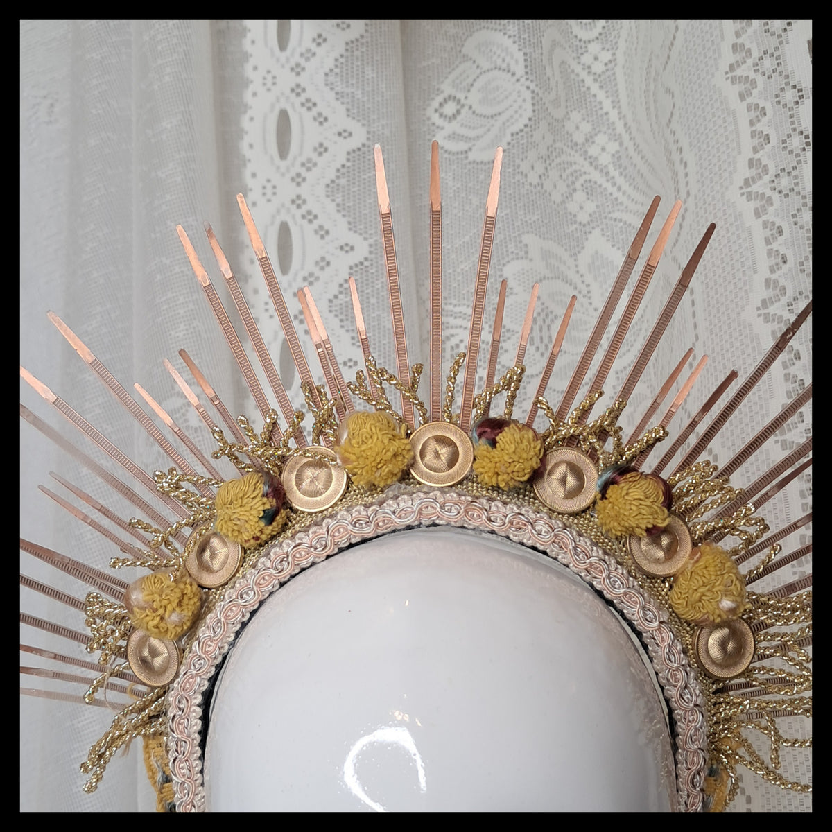 BRONZE AND GOLD TIARA