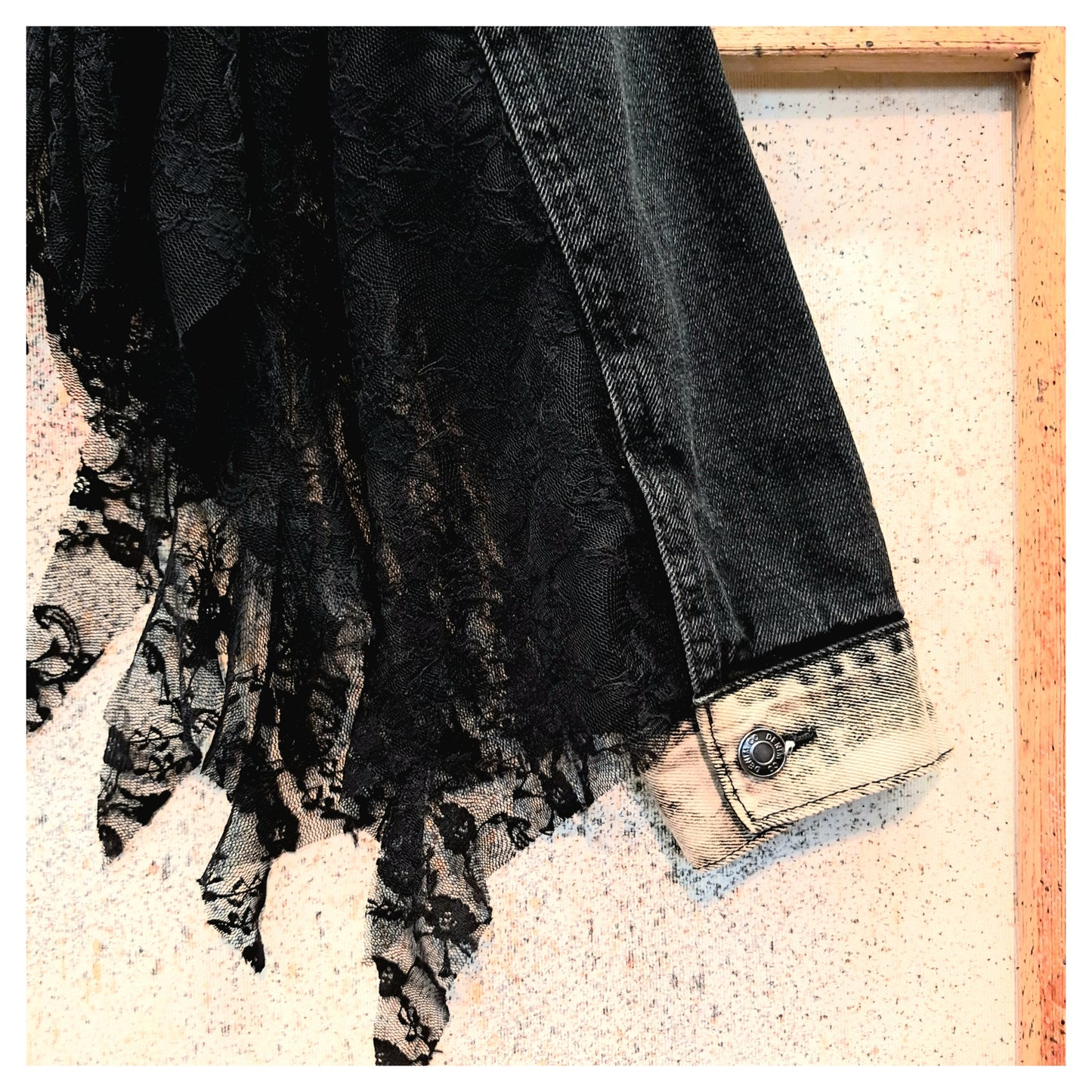 'love is like punk' DENIM JACKET