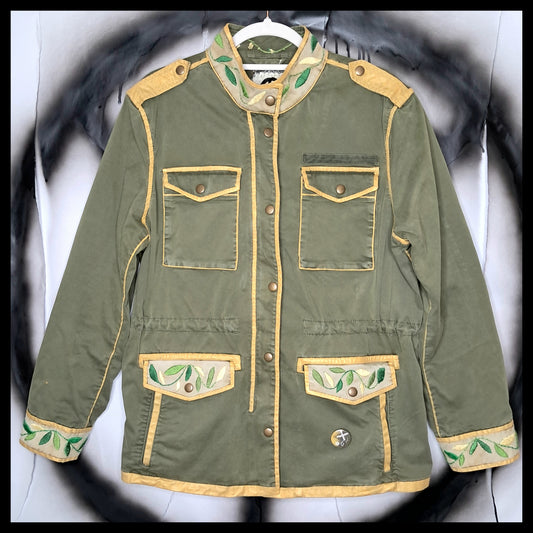 REBEL PEACE GREEN COAT
