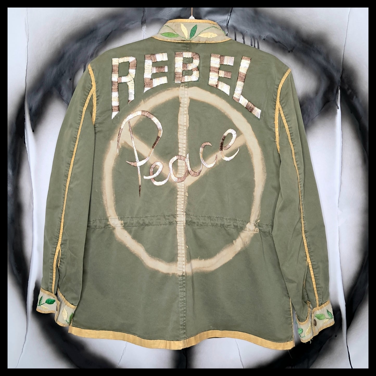 REBEL PEACE GREEN COAT